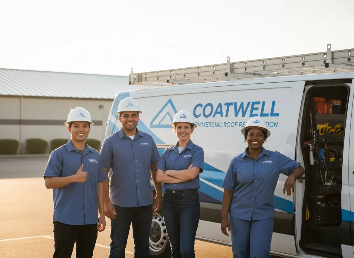 Commercial roof coating company in Leming, TX